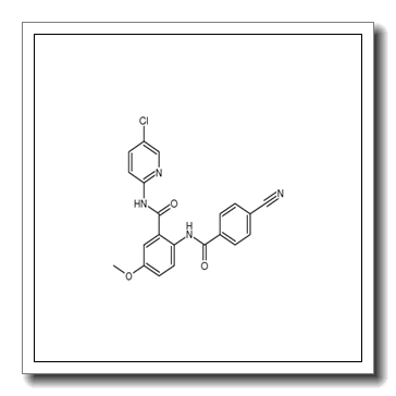 N-(5-chloro(2-pyridyl)){2-[(4-cyanophenyl)carbonylamino]-5-methoxyphenyl}-carboxamide CAS 330942-01-3