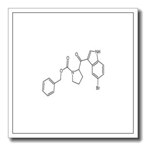 2-(5-溴-1H-吲哚-3-羰基)吡咯烷-1-羧酸苄酯