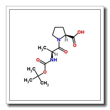 (2S)-1-[(2S)-2-[(2-methylpropan-2-yl)oxycarbonylamino]propanoyl]pyrrolidine-2-carboxylic acid CAS 33300-72-0
