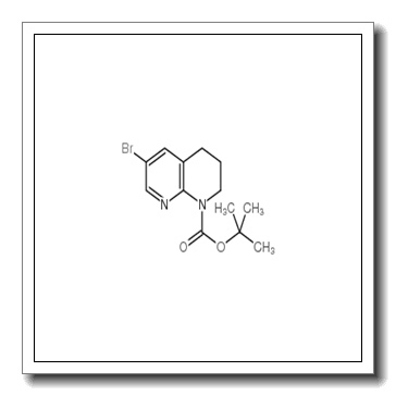 tert-butyl 6-bromo-3,4-dihydro-2H-1,8-naphthyridine-1-carboxylate CAS 335030-38-1