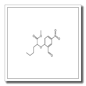 Methyl 2-(2-formyl-4-nitrophenoxy)hexanoate CAS 335153-23-6