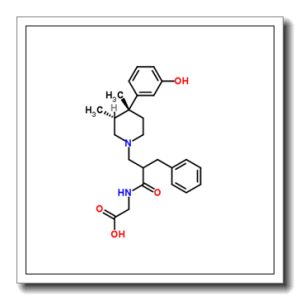 N-{2-Benzyl-3-[(3R,4R)-4-(3-hydroxyphenyl)-3,4-dimethyl-1-piperidinyl]propanoyl}glycine