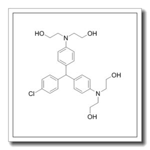 2-[[4-[[4-[BIS-(2-HYDROXYETHYL)-AMINO]-PHENYL]-(4-CHLORO-PHENYL)-METHYL]-PHENYL]-(2-HYDROXY-ETHYL)-AMINO]-ETHANOL