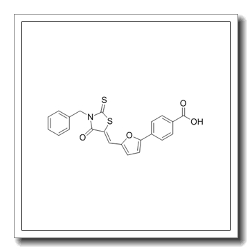 4-{5-[(Z)-(3-Benzyl-4-oxo-2-thioxo-1,3-thiazolidin-5-ylidene)methyl]-2-furyl}benzoic acid CAS 344897-95-6