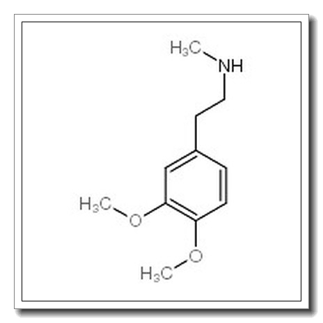 2-(3,4-dimethoxyphenyl)-N-methylethanamine CAS 3490-06-0 