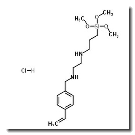 3-(N-Styrylmethyl-2-aminoethylamino)-propyltrimethoxysilane hydrochloride CAS 34937-00-3 
