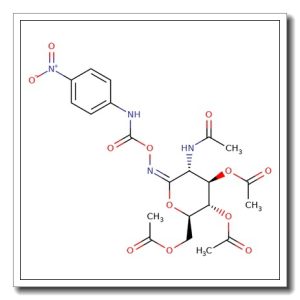O-(2-Acetamido-3,4,6-tri-O-acetyl-2-deoxy-D-glucopyranosylidene)amino N-(4-nitrophenyl)carbamate
