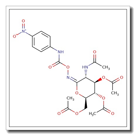 O-(2-Acetamido-2-deoxy-3,4,6-tri-O-acetyl-D-glucopyranosylidene)amino N-(4-nitrophenyl)carbamate CAS 351421-19-7