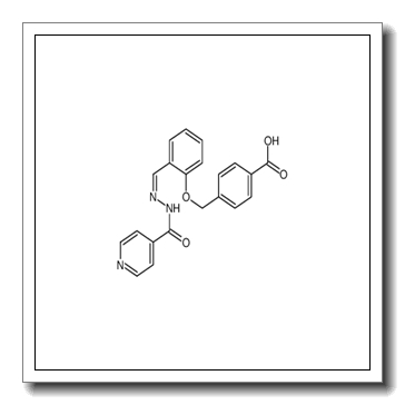 4-({2-[(E)-(Isonicotinoylhydrazono)methyl]phenoxy}methyl)benzoic acid