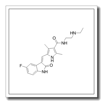 N-[2-(ethylamino)ethyl]-5-[(Z)-(5-fluoro-2-oxo-1H-indol-3-ylidene)methyl]-2,4-dimethyl-1H-pyrrole-3-carboxamide CAS 356068-97-8