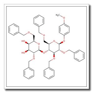 4-Methoxyphenyl 2,3,6-tri-O-benzyl-4-O-(2,6-di-O-benzyl-b-D-galactopyranosyl)-b-D-glucopyranoside