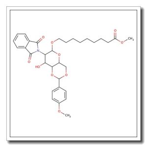 8-Methoxycarbonyloctyl 2-deoxy-4,6-O-(4-methoxybenzylidene)-2-phthalimido-b-D-glucopyranoside