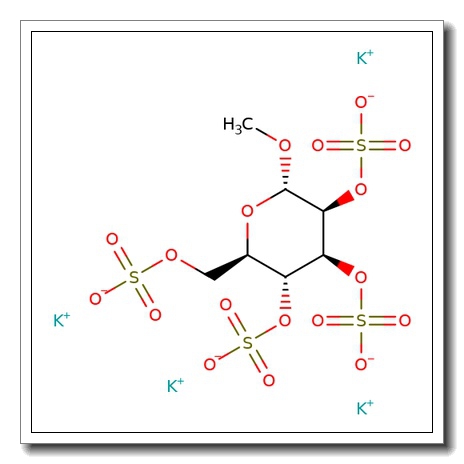 Methyl α-D-mannopyranoside 2,3,4,6-tetrasulfate potassium