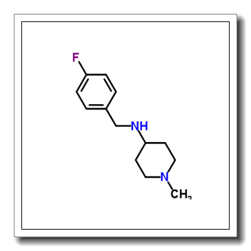 N-[(4-fluorophenyl)methyl]-1-methylpiperidin-4-amine CAS 359878-47-0
