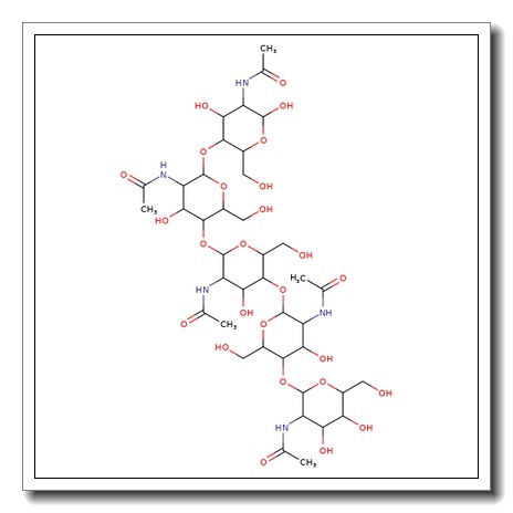 N,N’,N”,N”’,N””-Pentaacetyl chitopentaose