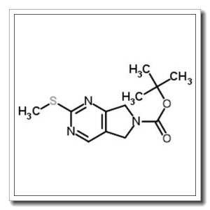 2-(甲基硫代)-5H-吡咯并[3,4-d]嘧啶-6(7H)-羧酸叔丁酯