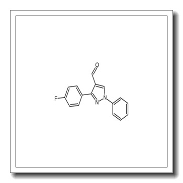3-(4-fluorophenyl)-1-phenylpyrazole-4-carbaldehyde CAS 36640-40-1