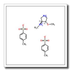(3S,4S)-3-Methoxy-4-(methylammonio)pyrrolidinium bis(4-methylbenzenesulfonate)