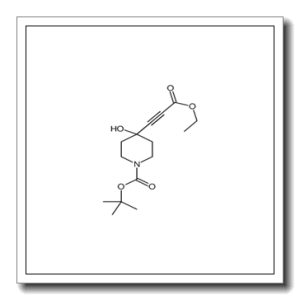 4-(3-乙氧基-3-氧代-1-丙炔-1-基)-4-羟基-1-哌啶羧酸 1,1-二甲基乙酯