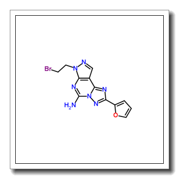 7-(2-Bromoethyl)-2-(2-furyl)-7H-pyrazolo[4,3-e][1,2,4]triazolo[1,5-c]pyrimidin-5-amine CAS 377729-85-6