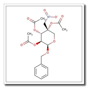 Benzyl 2,3,4-tri-O-acetyl-4-nitromethyl-b-D-arabinopyranose