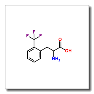2-amino-3-[2-(trifluoromethyl)phenyl]propanoic acid CAS 3832-73-3