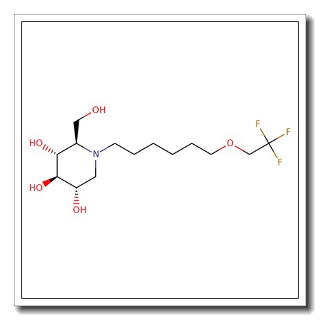 N-(7-Oxa-9,9,9-trifluorononyl)deoxynojirimycin