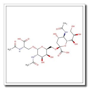 2-Acetamido-6-O-(α-2-N-acetylneuraminyl)-2-deoxy-α-D-galactopyranosyl N-acetylserine