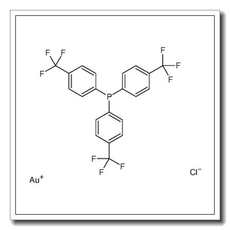 chlorogold,tris[4-(trifluoromethyl)phenyl]phosphane CAS 385815-83-8 