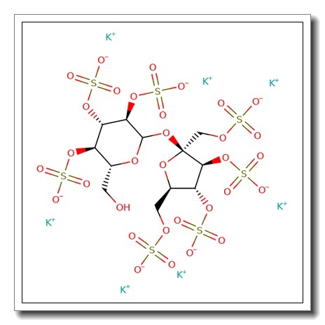 Sucrose heptasulfate potassium