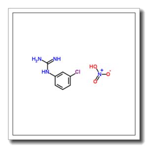 1-(3-Chlorophenyl)guanidine nitrate (1:1)