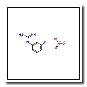 1-(3-Chlorophenyl)guanidine nitrate (1:1)