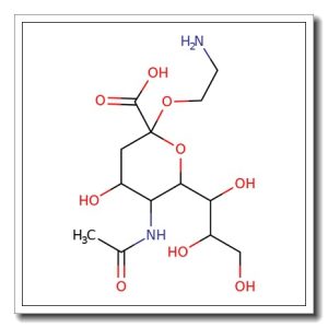 2-Aminoethyl 5-acetamido-3,5-dideoxy-D-glycero-a-D-galacto-2-nonulopyranosidonic acid