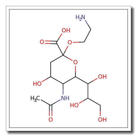 2-Aminoethyl 5-acetamido-3,5-dideoxy-D-glycero-a-D-galacto-2-nonulopyranosidonic acid CAS 38971-42-5