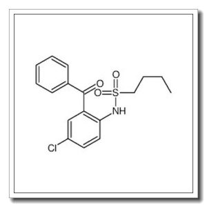 N-(2-苯甲酰基-4-氯苯基)-1-丁烷磺酰胺
