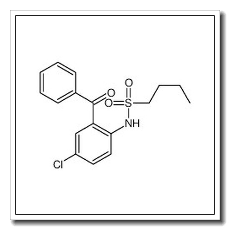 N-(2-苯甲酰基-4-氯苯基)-1-丁烷磺酰胺