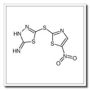 5-[(5-nitro-1,3-thiazol-2-yl)sulfanyl]-1,3,4-thiadiazol-2-amine