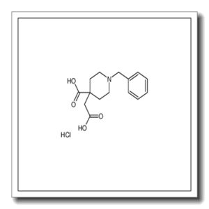 1-Benzyl-4-(carboxymethyl)-4-piperidinecarboxylic acid hydrochlor ide (1:1)
