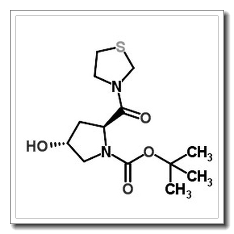 2-Methyl-2-propanyl (2S,4R)-4-hydroxy-2-(1,3-thiazolidin-3-ylcarbonyl)-1-pyrrolidinecarboxylate CAS 401564-30-5 