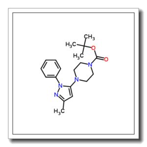 2-Methyl-2-propanyl 4-(3-methyl-1-phenyl-1H-pyrazol-5-yl)-1-piperazinecarboxylate
