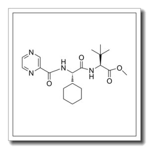 (S)-methyl 2-((S)-2-cyclohexyl-2-(pyrazine-2-carboxamido)acetamido)-3,3-dimethylbutanoate