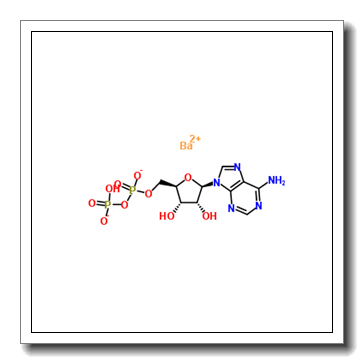 Adenosine 5'-(trihydrogen diphosphate), barium salt (1:3) CAS 40436-88-2