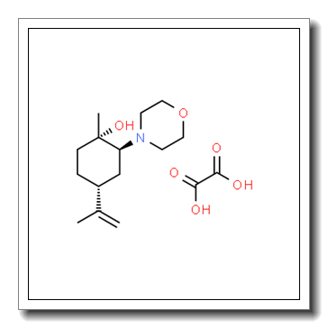 Cyclohexanol, 1-methyl-4-(1-methylethenyl)-2-(4-morpholinyl)-, (1S,2S,4R)- (ethanedioate salt) CAS 404866-38-2