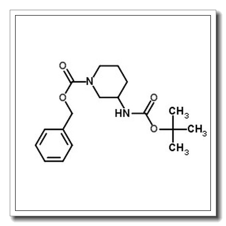 3-(叔丁氧基羰基氨基)哌啶-1-羧酸苄酯