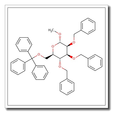 Methyl 2,3,4-tri-O-benzyl-6-O-trityl-a-D-mannopyranoside CAS 40653-13-2