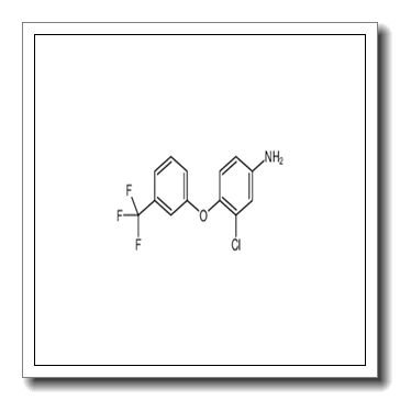 3-Chloro-4-[3-(trifluoromethyl)phenoxy]aniline CAS 40718-14-7