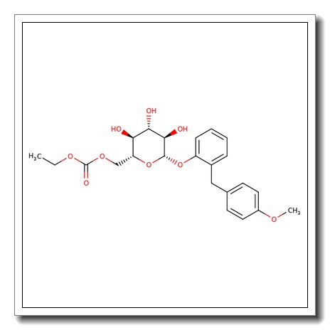 2-(4-Methoxybenzyl)phenyl6-O-(ethoxycarbonyl)-beta-D-glucopyranoside