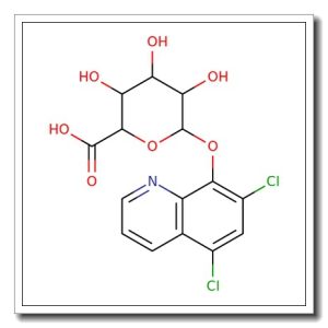 5,7-Dichloro-8-hydroxyquinoline b-D-glucuronide