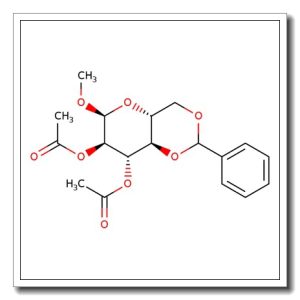 Methyl 2,3-di-O-acetyl-4,6-O-benzylidene-α-D-glucopyranoside