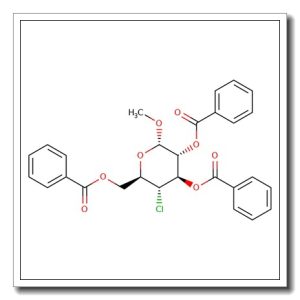Methyl 2,3,6-tri-O-benzoyl-4-deoxy-4-chloro-α-D-glucopyranoside